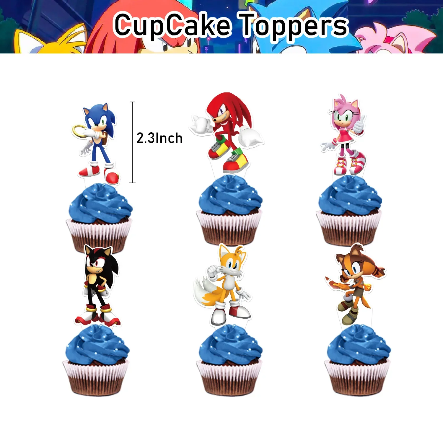 Sonic the Hedgehog Theme DIY Balloons Party Supplies Birthday Banner Latex Balloon Decoration Cake Supplies Kid Toys gift