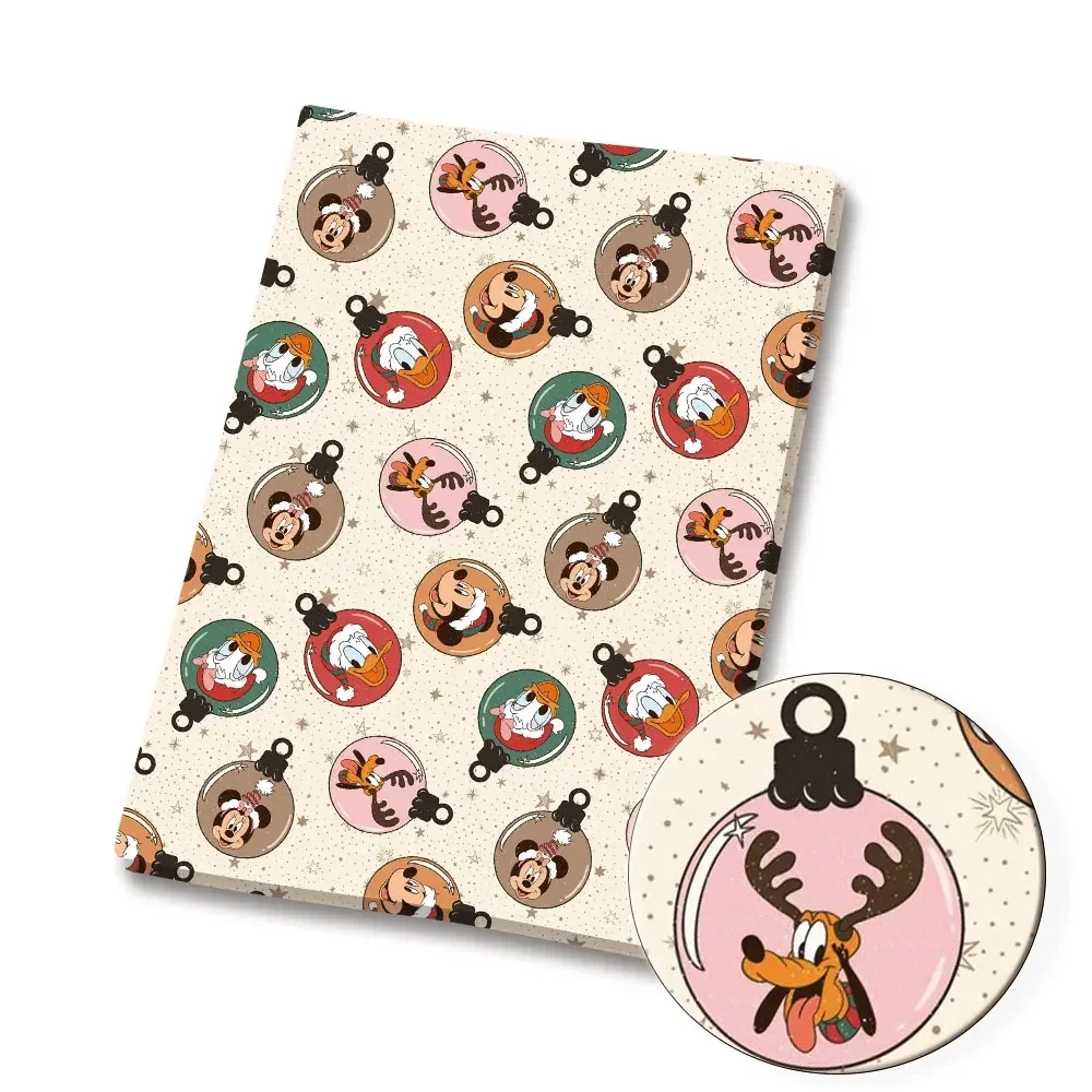 عيد الميلاد ديزني الكرتون نسيج القطن ، خليط الأنسجة ، المنسوجات المنزلية ، الخياطة دمية اللباس ، الستار ، البوليستر ، 140x50cm