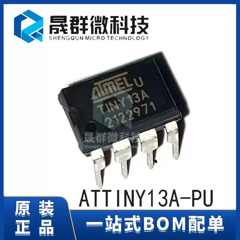 5-30pcs brand new original ATTINY13A-PU TINY13A DIP-8 single-chip microcontroller 8-bit microcontroller chip IC
