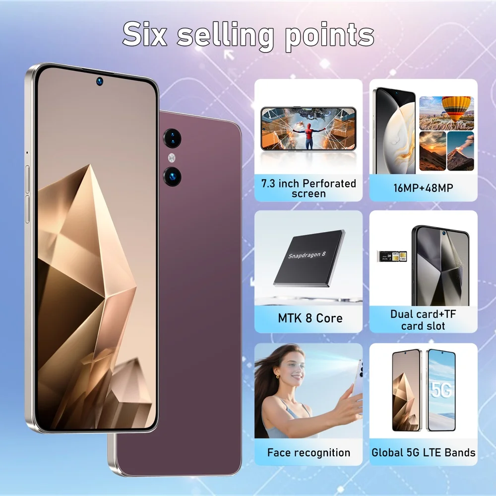 K-Touch Neues C26 Ultra 22G+2TB Handy 7,3HD Mobiltelefone 7800mAh Smartphone 5G Dual SIM Android 15 Entsperrt 16+48MP Globale Version Handys – Detail 5