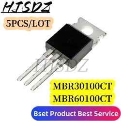 5PCS/LOT Diodo MBR60100CT TO220 MBR30100CT MBR30100 MBR60100 TO-220 60100CT Schottky 60A 100V