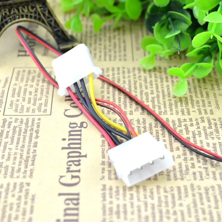AA+ FOR Power Supply Large 4D Male and Female Connector Cable Length 20cm Cooling Fan Plug 4-wire Connector Power Connector