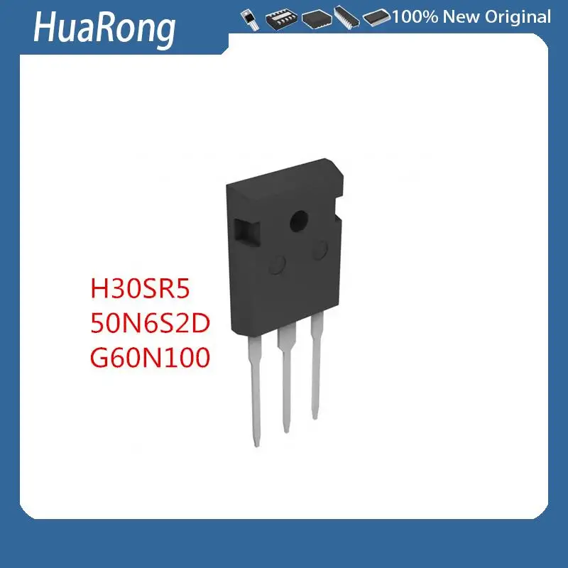 2Pcs/Lot  H30SR5    30A  1600V  50N6S2D  G60N100 TO-247  NJW3281G NJW1302G  TO-3P