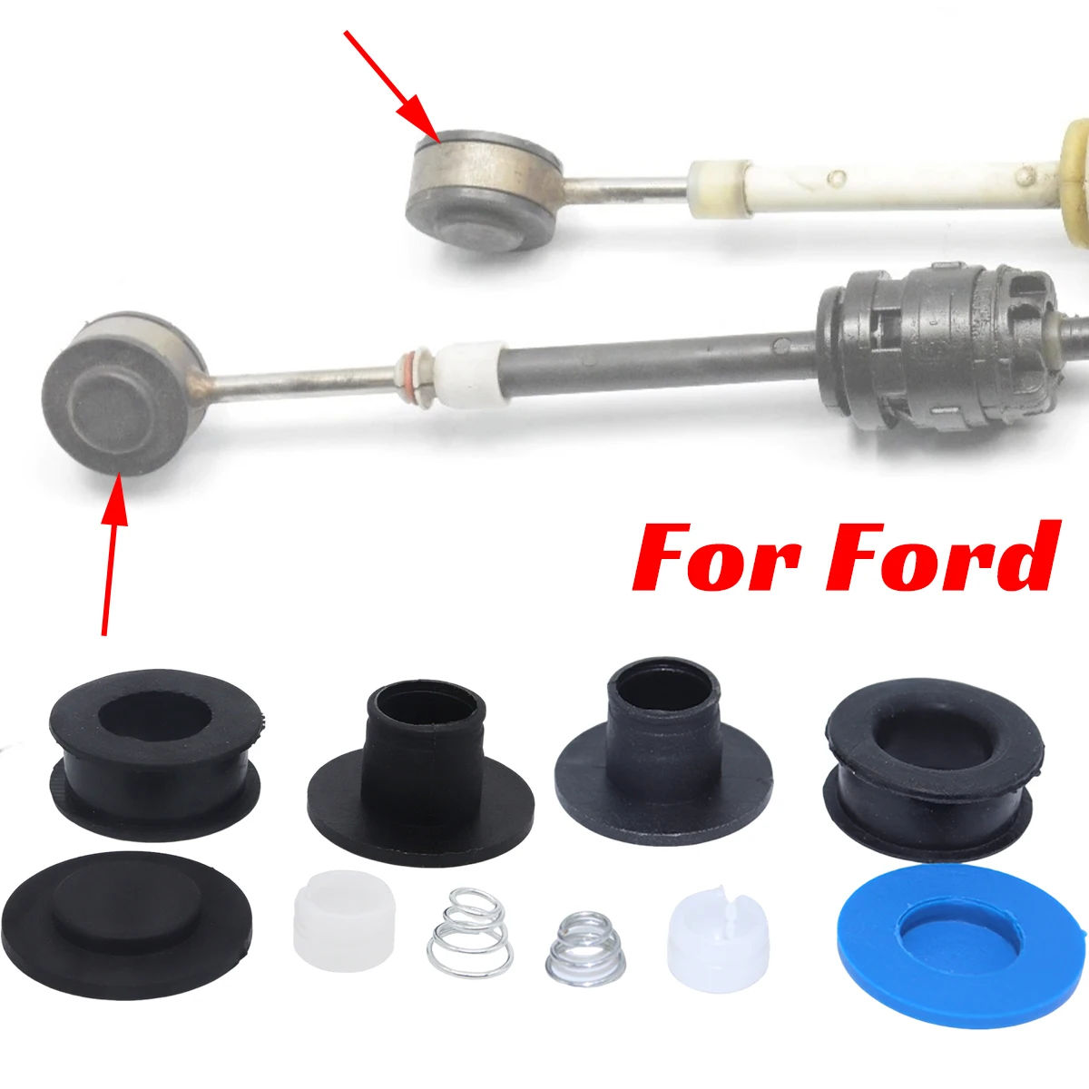 

Gear Linkage Repair Kit for Ford Focus MK2 Fiesta C-Max Fusion Transit Connect Gearbox Selector Shift Cable end Rebuild Bushing