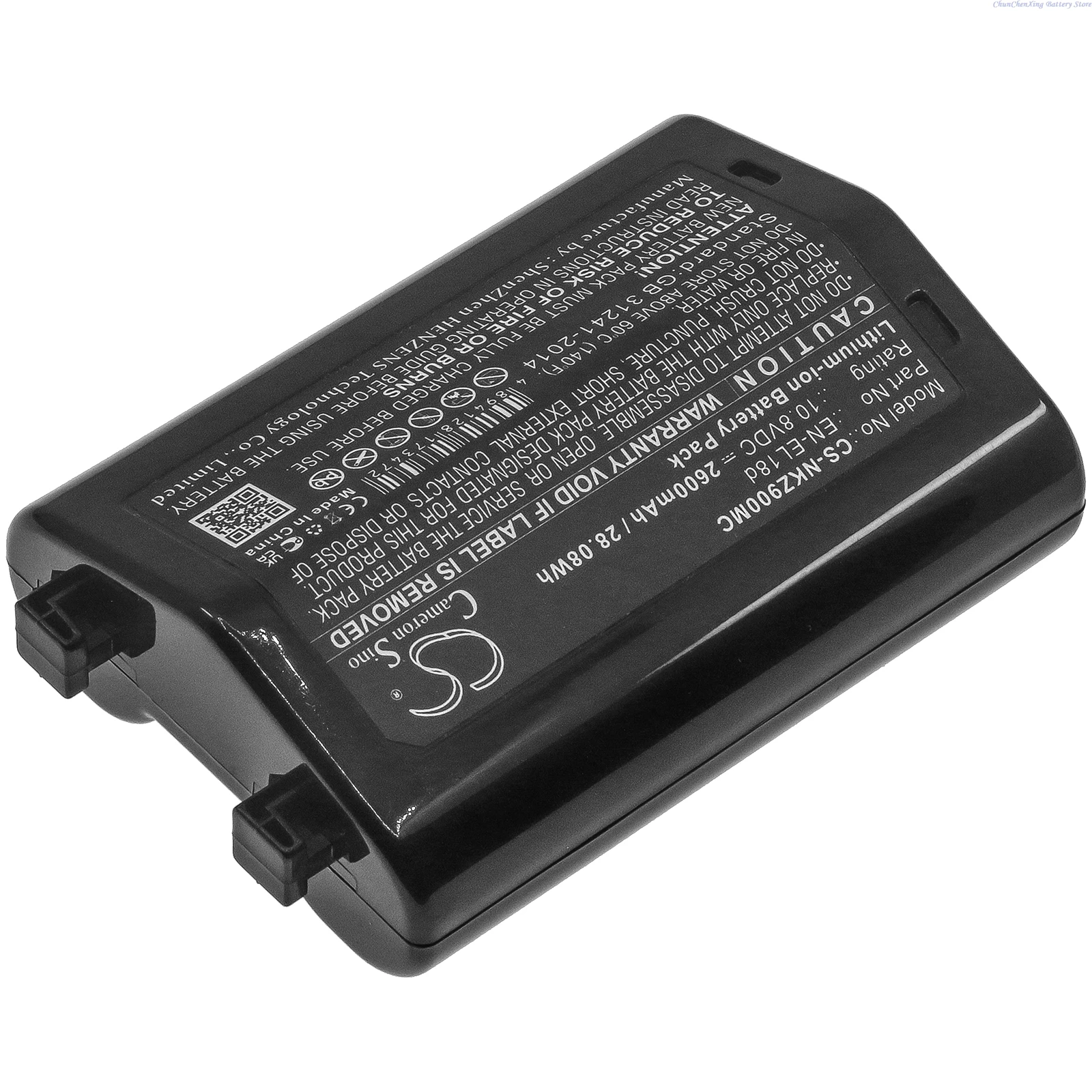 

10.8V 2600mAh/3300mAh Camera Battery EN-EL18d for NIKON D6, Z9, CS-NKZ900MC