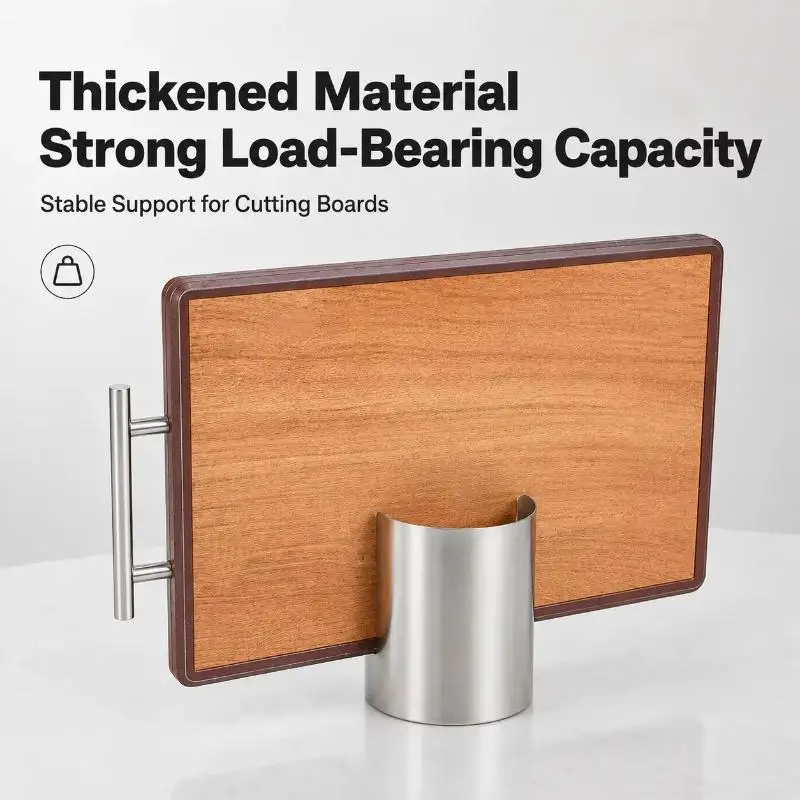 【HG】Stainless Steel Pot Lid Holder Spoon Holder Rust-Resistant And Features Compartment Heat-Resistant Easy To Clean