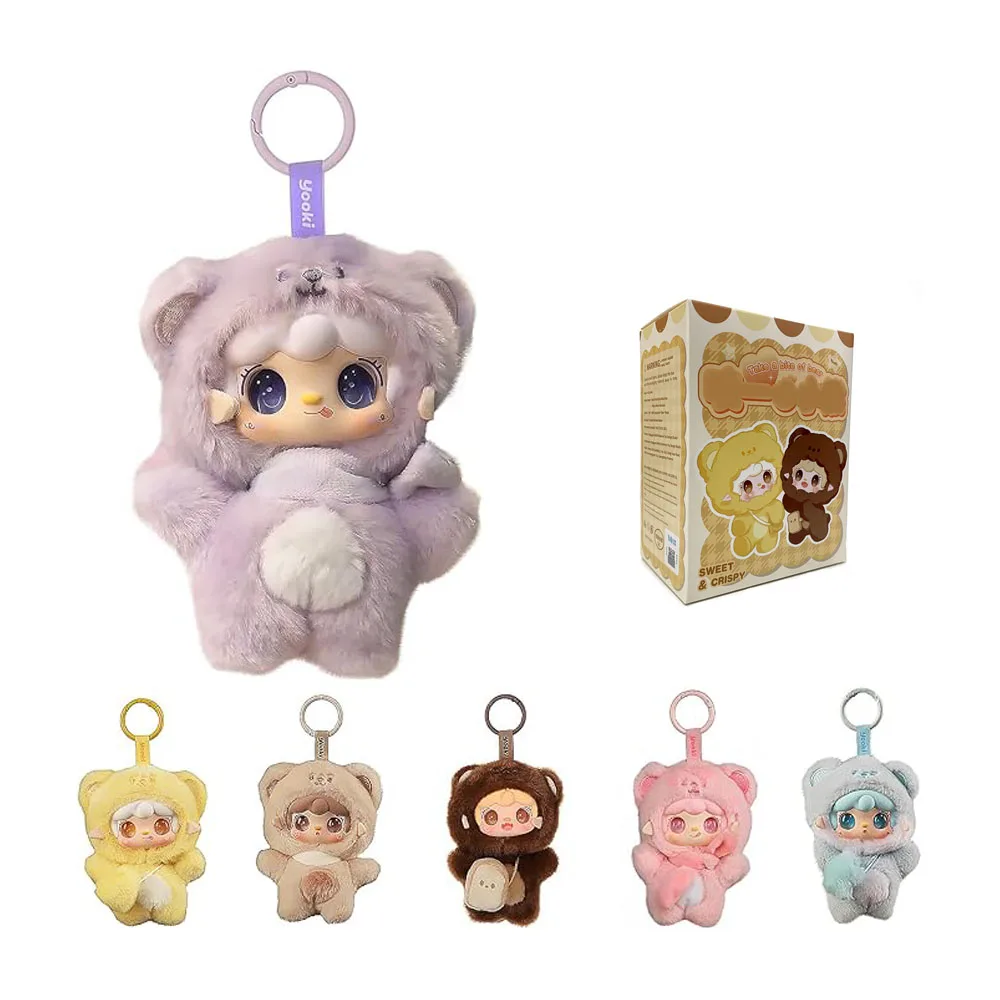 

Yooki Take a Bite of Bear Series Plush Collectible Stuffed Toys Bag Charm great gift Halloween, Christmas, and birthdays