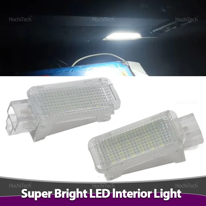 Para audi a2 a3 a4 a5 a6 a7 a8 rs4 rs6 r8 tt led cortesia sob a porta footwell luz tronco lâmpada xenon branco 4b0947415 7l6947101