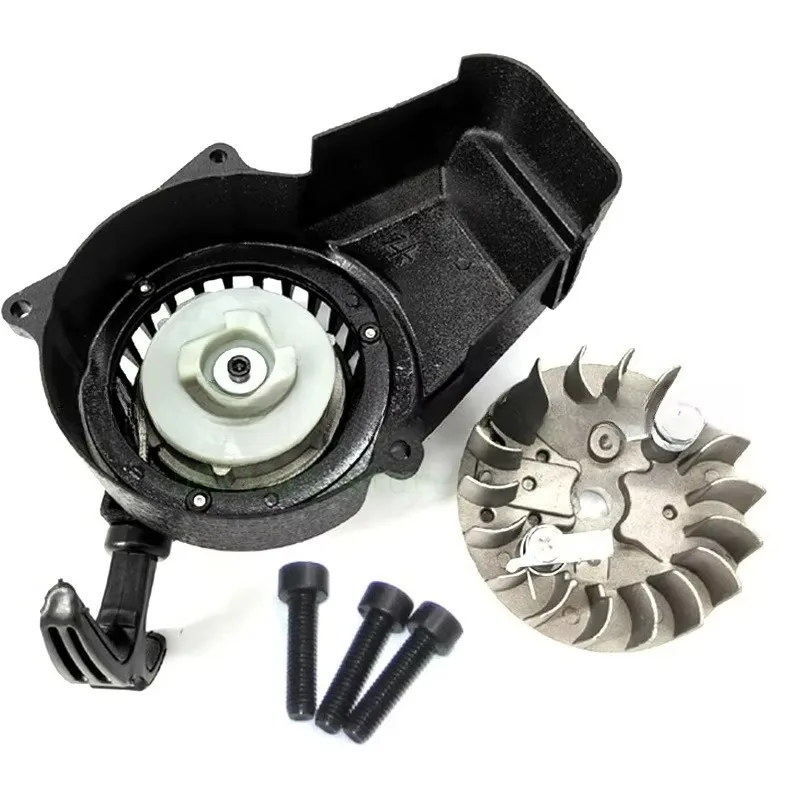 

Popu для Moto Quad ATV, черный сплав, стартер с винтами, 2-тактный 47cc 49cc Pocket Coolster SX50 Mini Dirt Bi