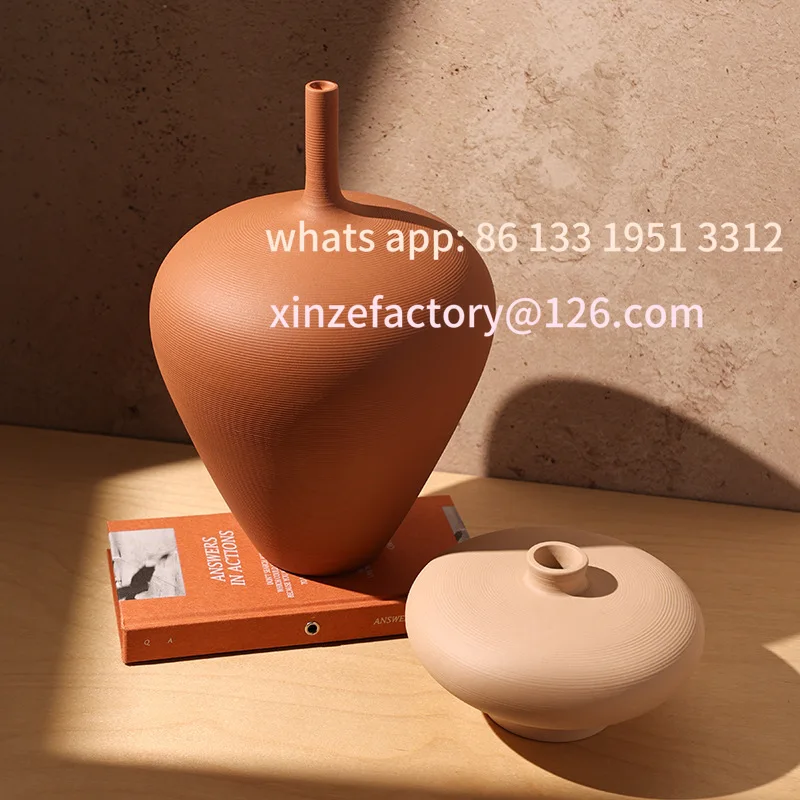 

Customizable Retro Porcelain Vases Living Room Decoration Flower Bottle Desktop Flower Vessel Ornament Simple