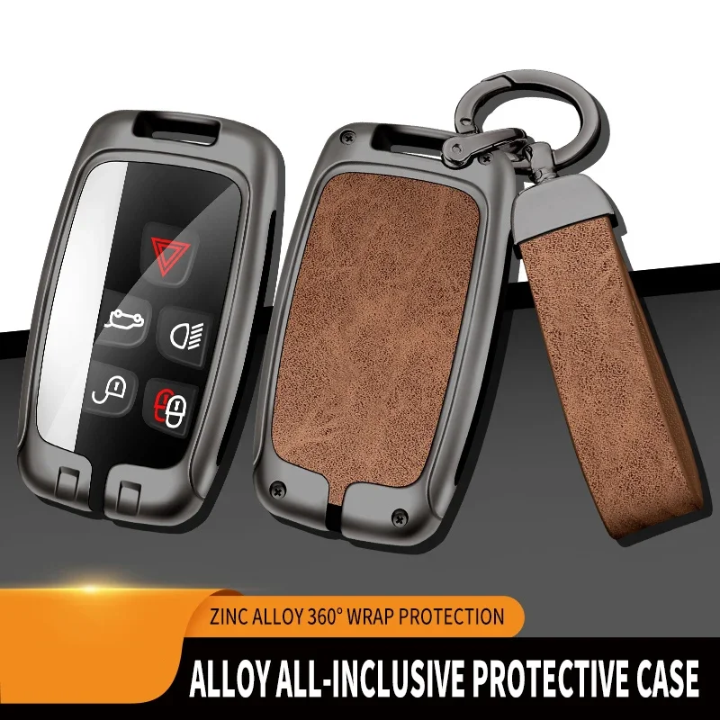 Car Key Cover Case Shell For Land Rover Range Rover Sport Evoque Freelander 2 Jaguar Velar Discovery 4 XF XJ XJL XE C-X16 Parts