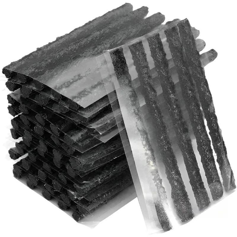 Rubber Quick Recovery Glue Strip Tyre Tools for Bike 10-50Pcs Puncture Repair Kit Car Tires Motorcycle CarTubeless RepairSealant