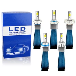 2PCS 12V Canbus Car Lights H4 HB2 H7 Hi/Lo Beam 6000K Fanless White H1 H8 H11 Led Headlight Bulbs 9005 HB3 9006 HB4 Fog Light