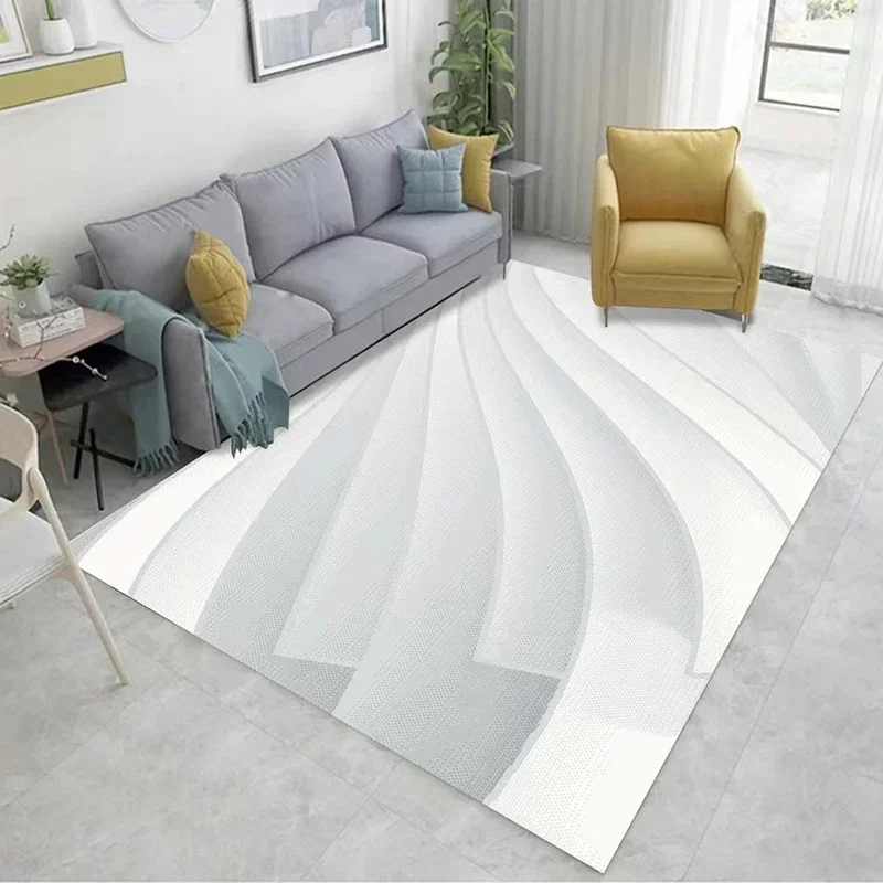 

-Factory Wholesale Nordic Rug Carpet Geometric Patterns Carpets And Rugs Polyester Floor Modern Living Room