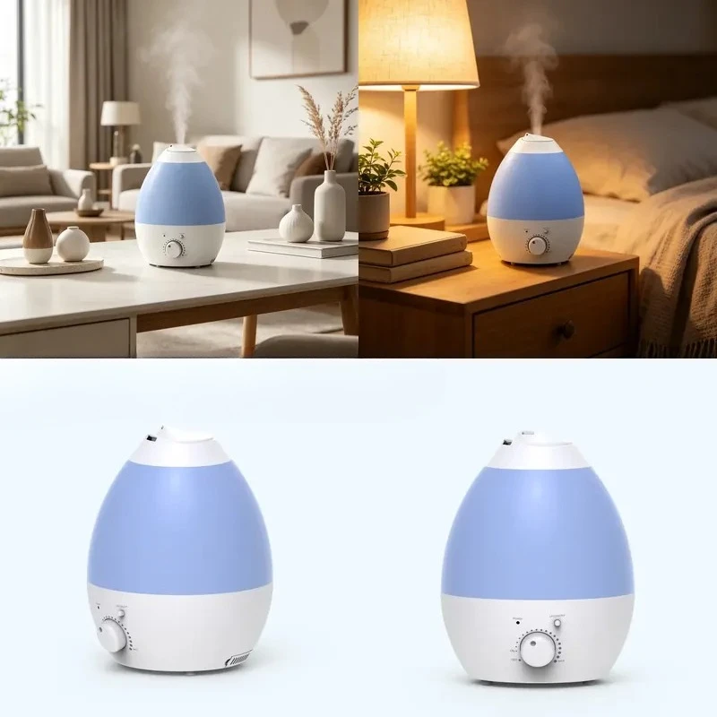 for Electric Water Drop Cold Mist Intelligent Evaporative Air Humidifier Aromatherapy Machine 2.8L Capacity Color