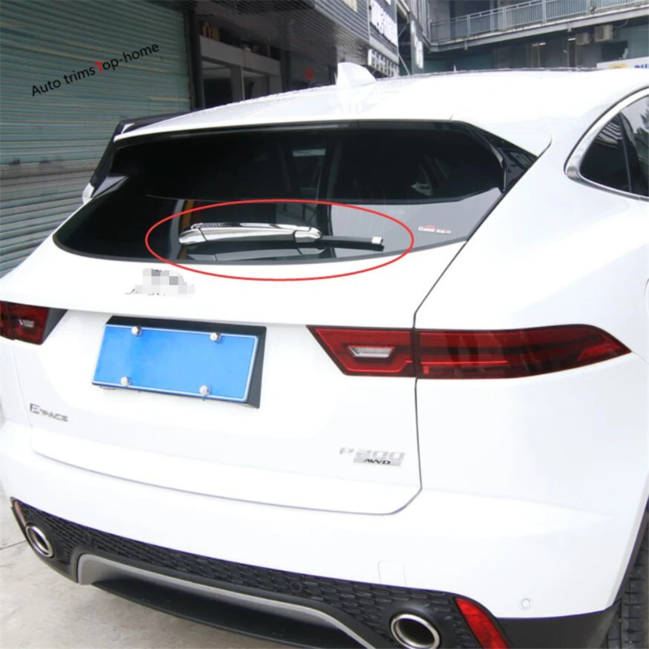 

ABS Rear Tail Windshield Window Wiper Cover Trim Fit For Jaguar E-pace E pace 2018 - 2025 Chromium Styling Car Accessories