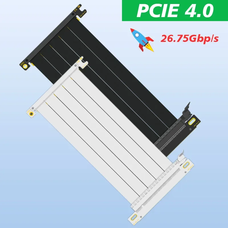 

Кабель обратного подключения PCIe 4,0, PCI Express 4 0, мини-шасси X16, ITX A4 PC GPU, видеокарта, Удлинительный кабель PCI-E Gen4