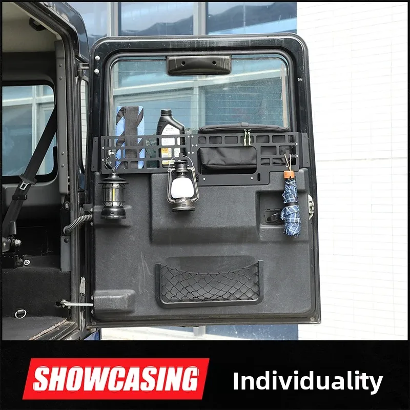 Aluminum Alloy For Land Rover Defender 90 110 130 2004-2018 Car Tailgate Window Storage Rack Fence Rack Auto Accessories