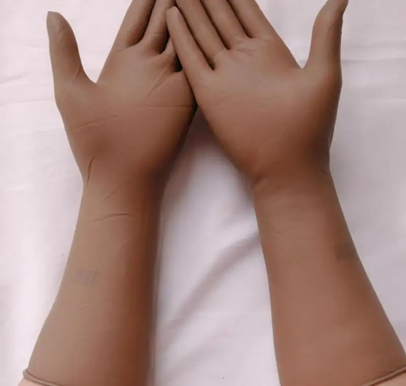 Gants de lavage de la vaisselle, 1 paire, en caoutchouc, pour l\'entretien de la maison