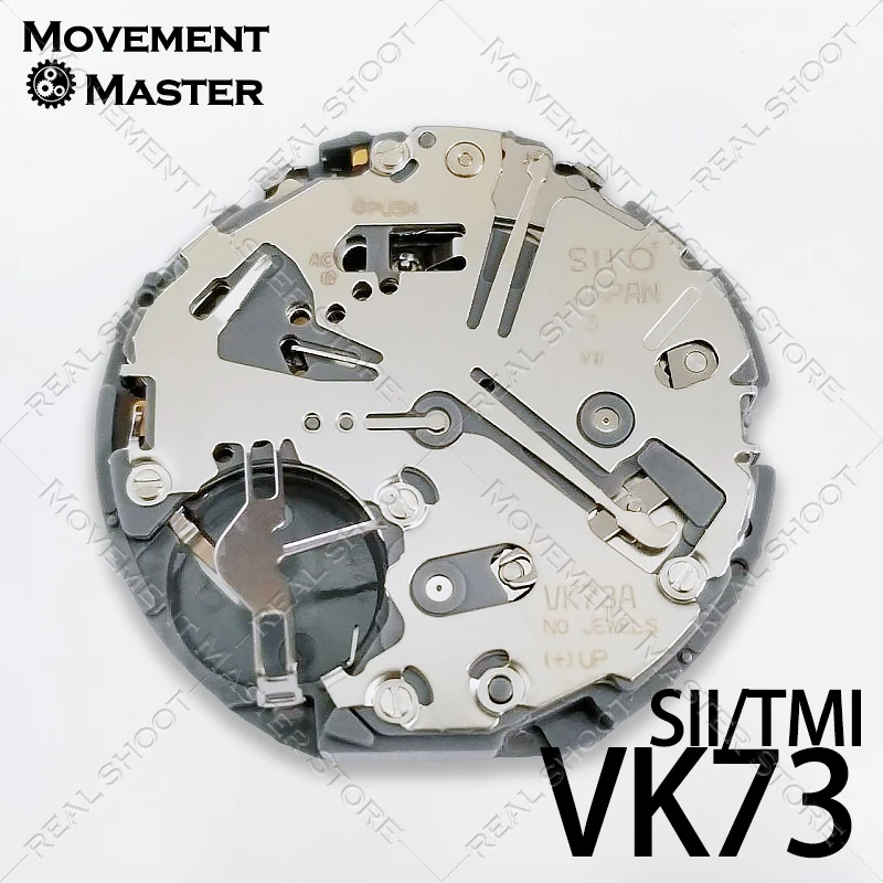 Movimiento VK73 Movimiento japonés Movimiento de reloj VK73A Movimiento cronógrafo premium Calendario grande