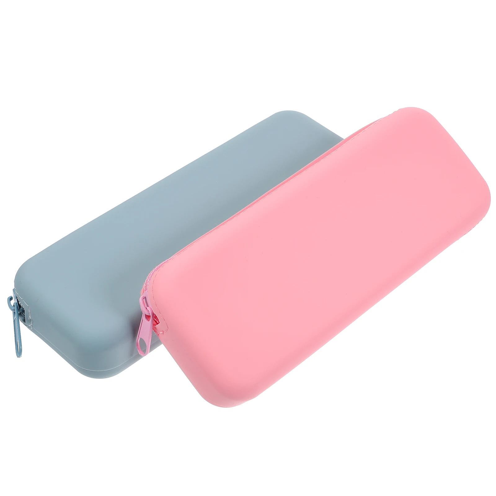 

2 Pcs Makeup Brush Bag Brushes Soft Organizer Pouch Silica Gel Small Travel Covered Holder