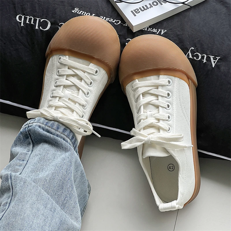 

​2025 Men’s Trendy Skate Shoes– Cool Street Style, Retro American Design, Thick Sole, Casual & Multipurpose