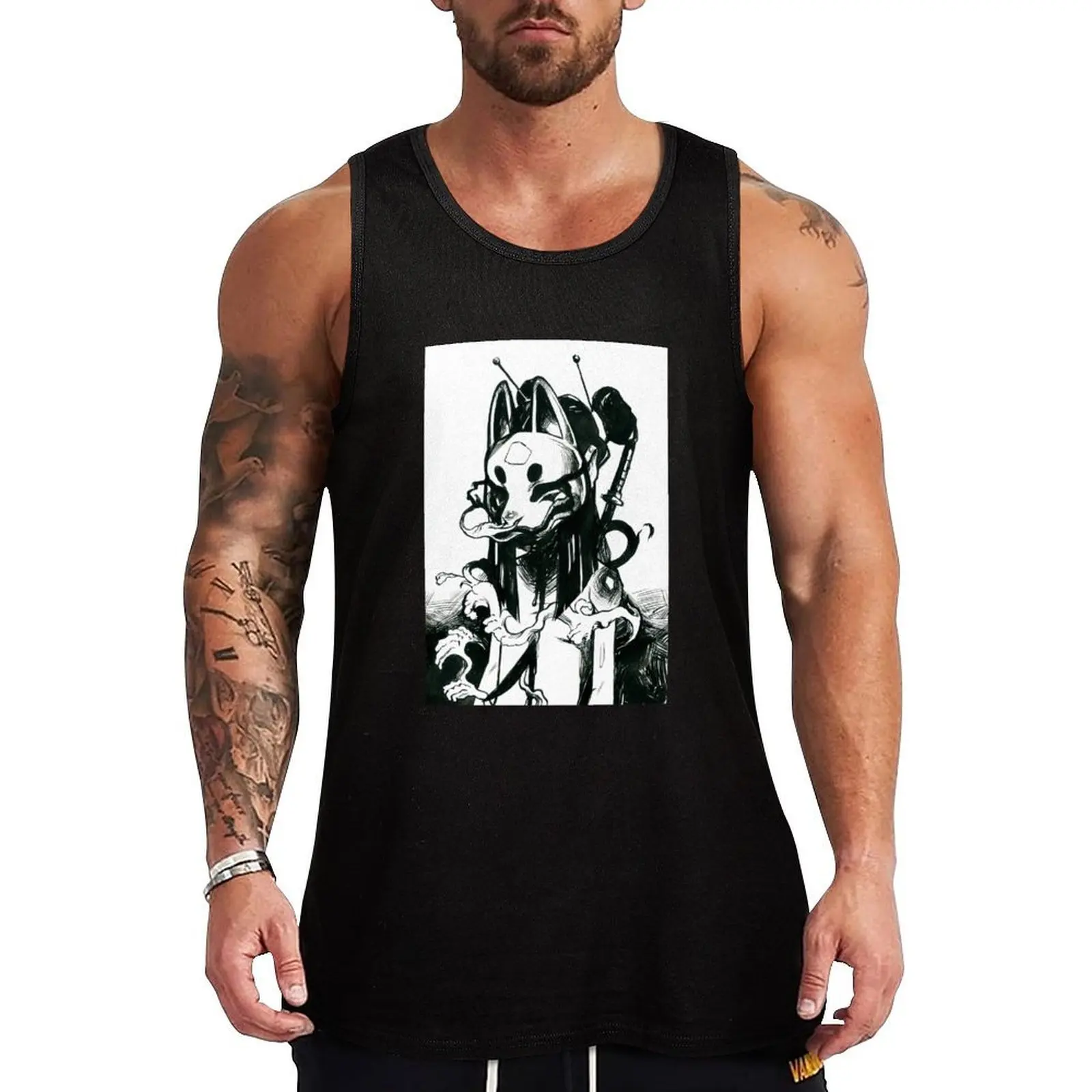 

Inktober 4 - Impaled Tank Top gym clothes men Men's gym clothing men gym man sexycostume