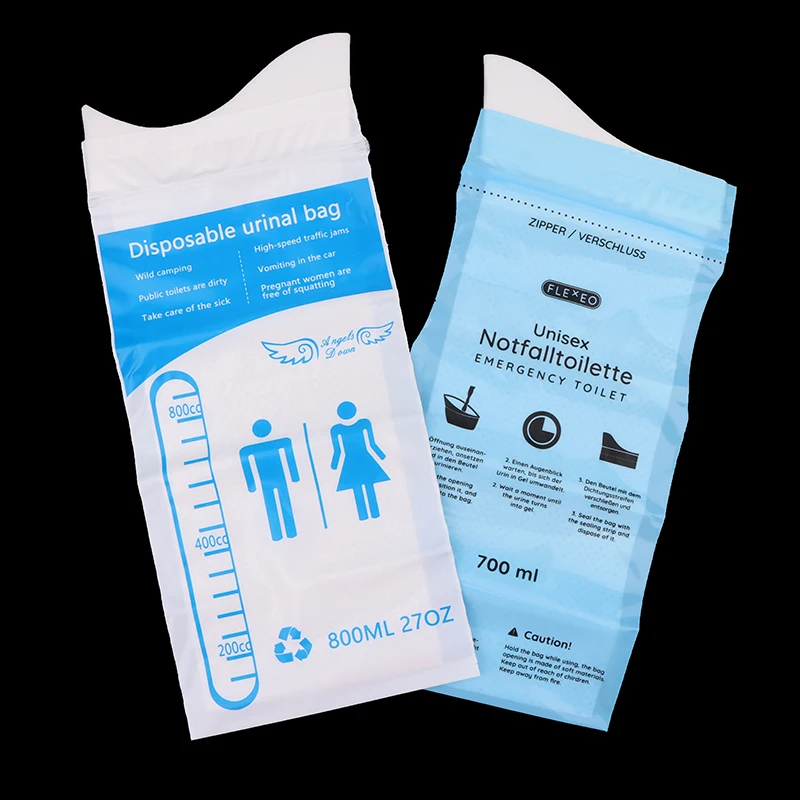 1PC Auto Outdoor Travel Emergency Disposable WC Vomiting Bolsas For Woman Man Children 700/800ML Portable Car Toilet Urine Bag