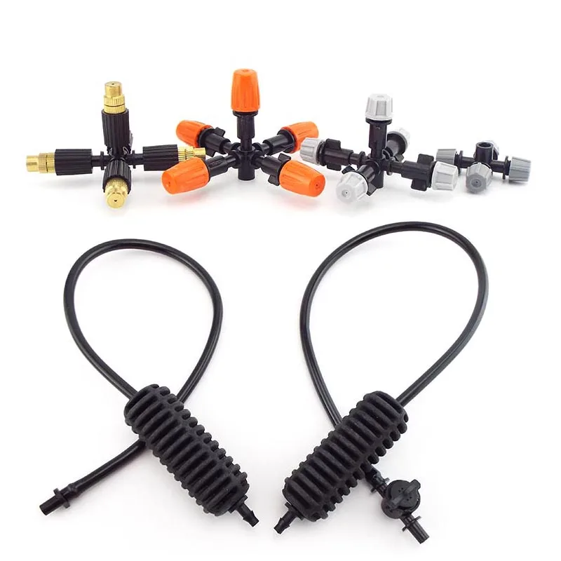garden watering Irrigation Hanging anti drip misting  cross Atomizing nozzle fog WATER SPRAY To greenhouse Drip irrigation