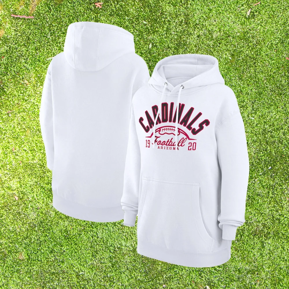 Arizona Cardinals Unisex Half Ball Team Pullover Hoodie Streetwear Top Tees Men Clothing Sweatshirt Casual Y2k Sport Hoodies