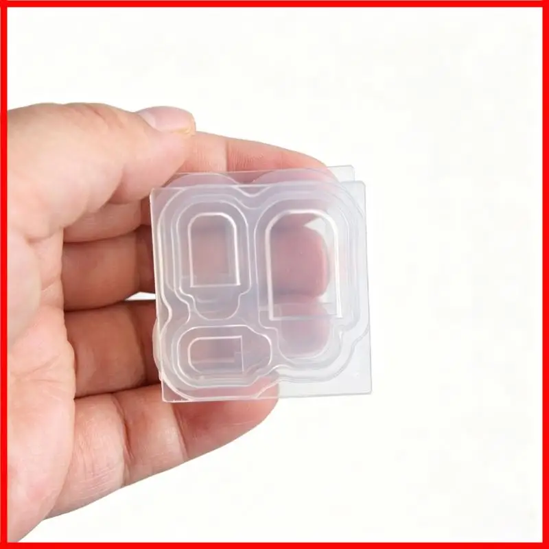 3XUA Clear Ice Cream Bar Craft Mold for Visible Resin Fill Placement
