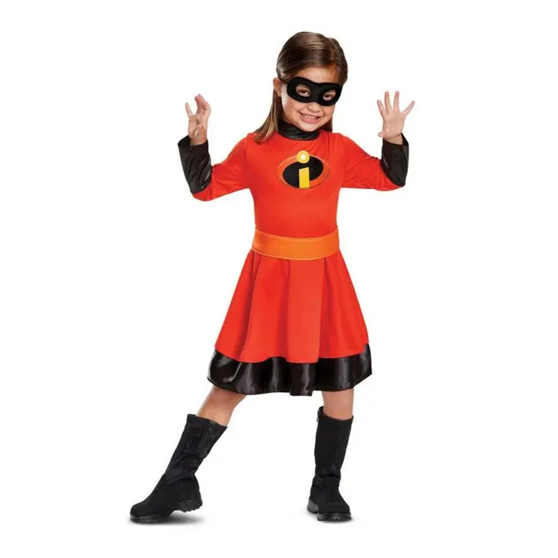 

superpowers GIRLS Incredibles 2 Classic Child Violet Costume childs halloween Elastigirl costume