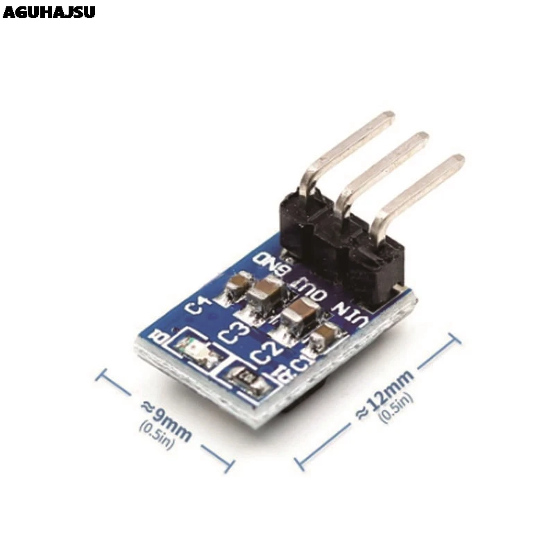 5PCS/lot High Quality 5V to 3.3V For DC-DC Step-Down Power Supply Buck Module AMS1117 LDO 800MA