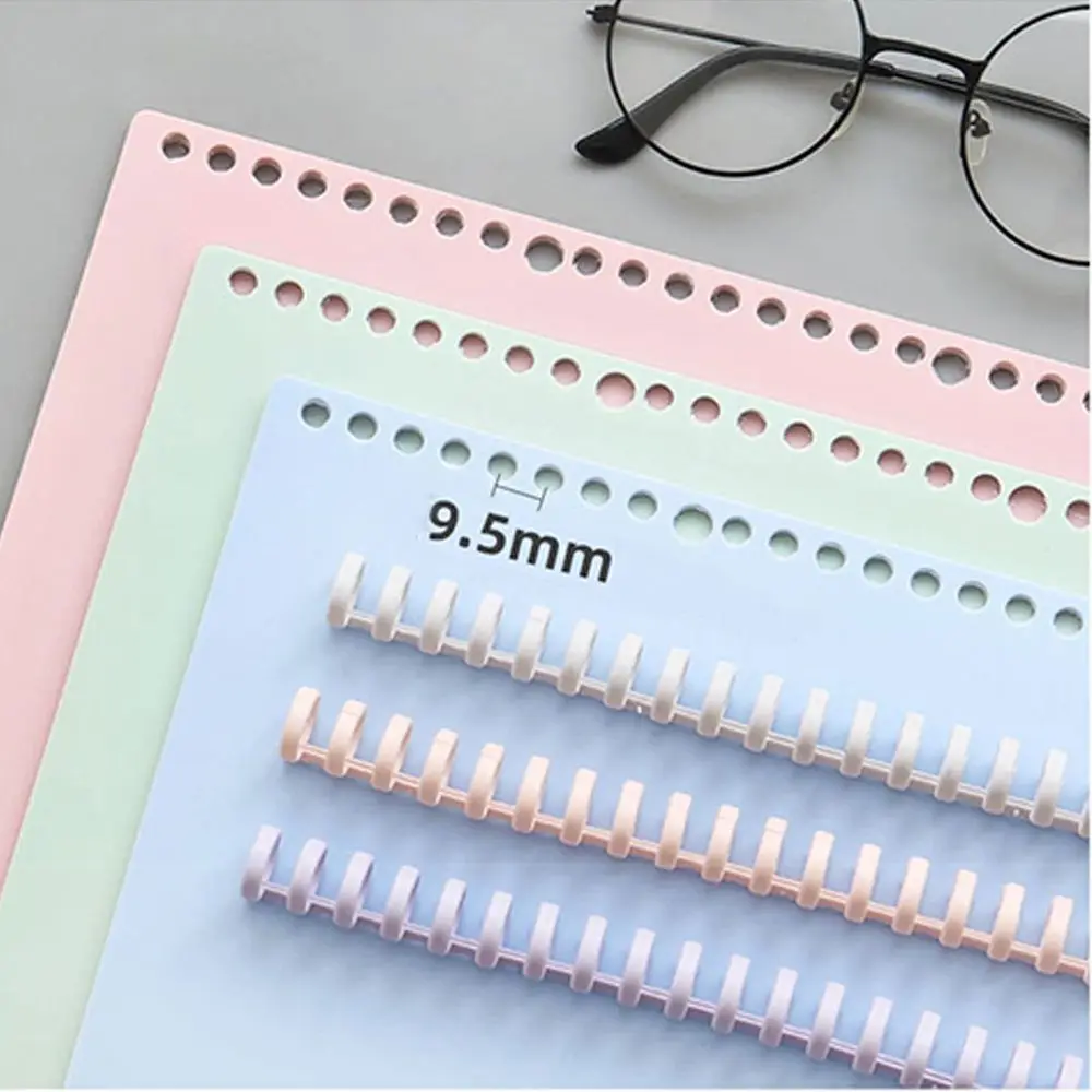 Binder Binding Combs อุปกรณ์โน้ตบุ๊คกระดาษหลวมสมุดสมุดภาพ Binder A4 โน้ตบุ๊ค Binding คลิป 30 หลุมวงกลมแหวน