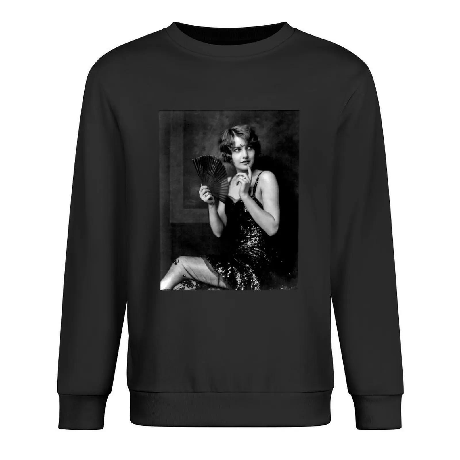 

BARBARA STANWYCK : Vintage Publicity Photo Print Pullover men's sweat-shirt autumn fashion men hooded sweatshirt