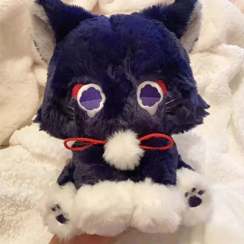 

22cm Anime Scaramouche Cat Cute Plush Doll Genshin Impact Wanderer Pet Cosplay Stuffed Pillow Toy Birthday Gift