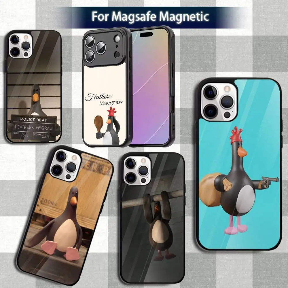 

WallaceS GromitS Feathers-s Phone Case For iPhone 13,12,15,17,11,16,14,Pro,Max,Plus,Mini,Magsafe,Magnetic Wireless Charging Case