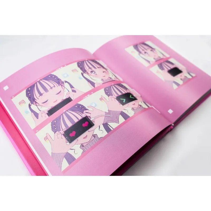 مجموعة كاندي هارتس VIVINOS الرسوم التوضيحية الشخصية لطيف فتاة Kawaii Artbook Manga Comic Popular Korean Illustrator #5