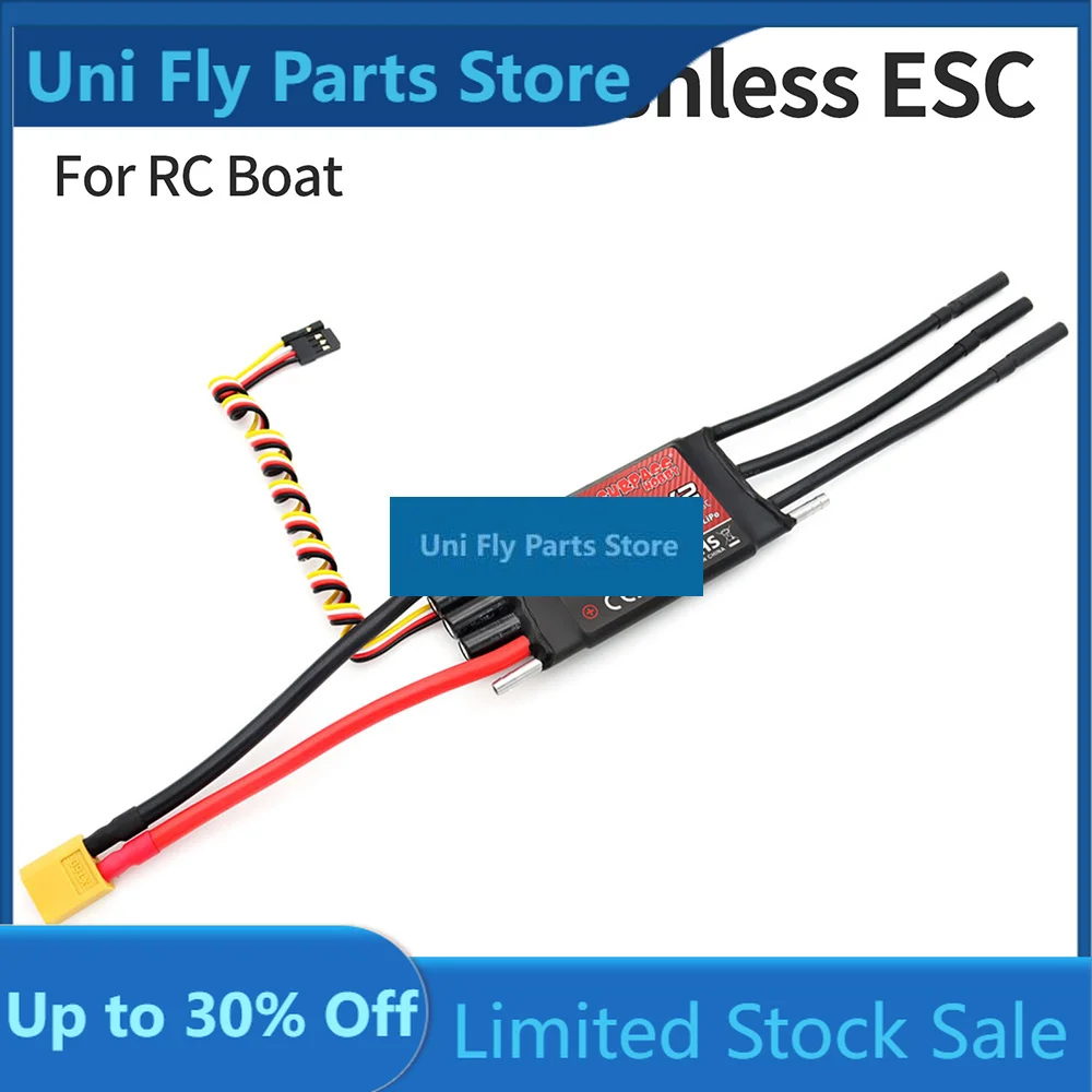 UniFlySURPASS HOBBY Boat Brushless ESC BS-V2 Series 40A 50A 60A 80A 100A ESC 32-bit For RC Boat