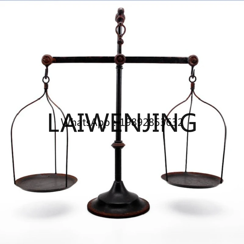 7ZSP Iron Craft Decorations Legal Equality Decoration Balance Art Balance Decoration