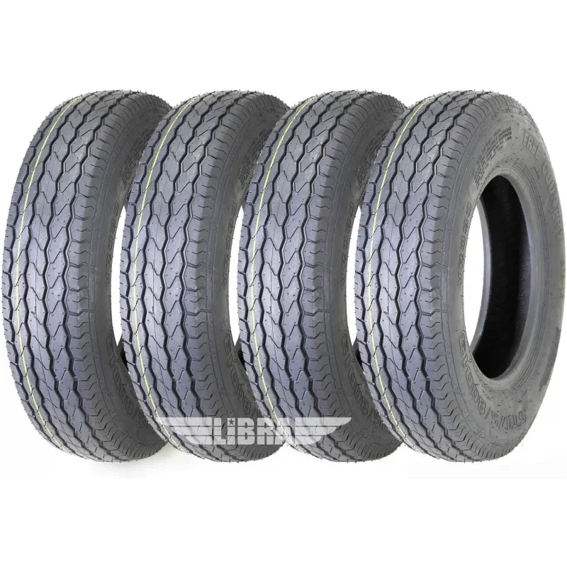 FREE COUNTRY 4 Premium Heavy Duty Trailer Tires ST175/80D13 8PR Load Range D - 11071