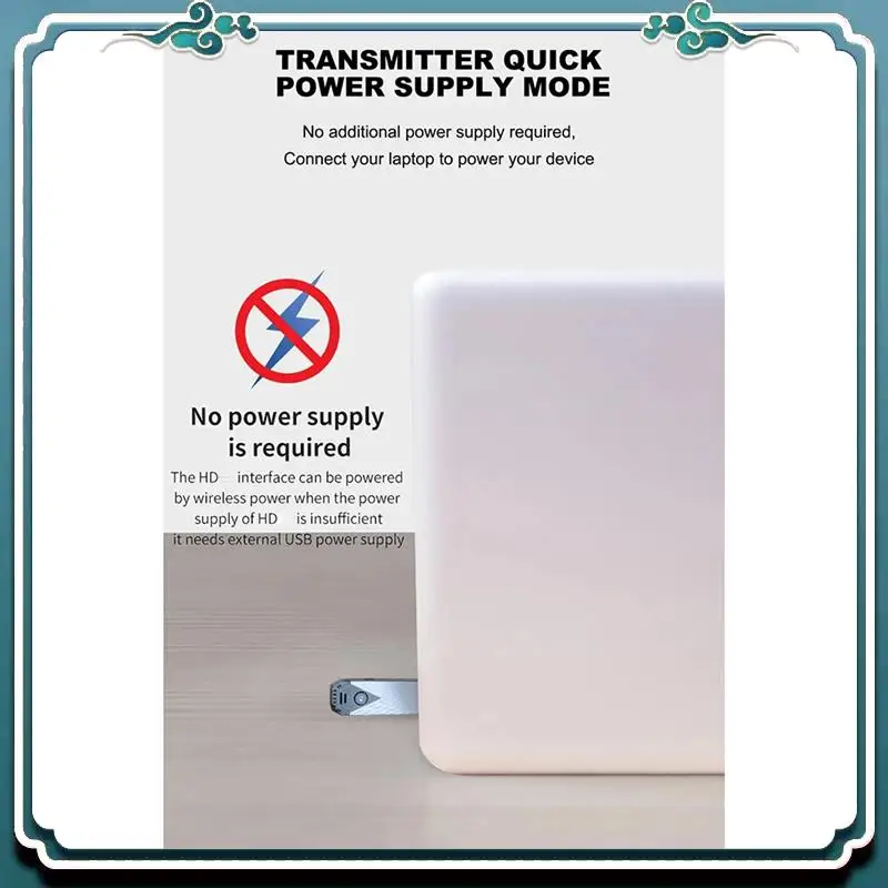 

Простой в использовании беспроводной экранный проектор «точка-точка» — совместимый расширитель беспроводной передачи данных Передача изображения