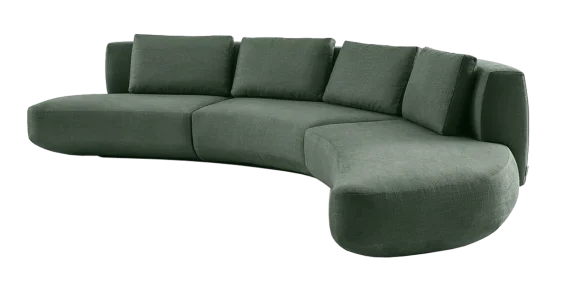 Home leather wood customizable curved sofa set living room furniture living room curved simple leather sofa
