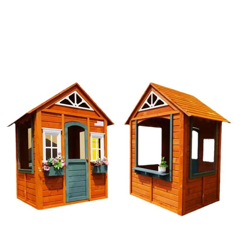 Kindergarten Outdoor Cabin Garden Antiseptic Wood House Balcony Toy House Outdoor Children's Doll Home Game House