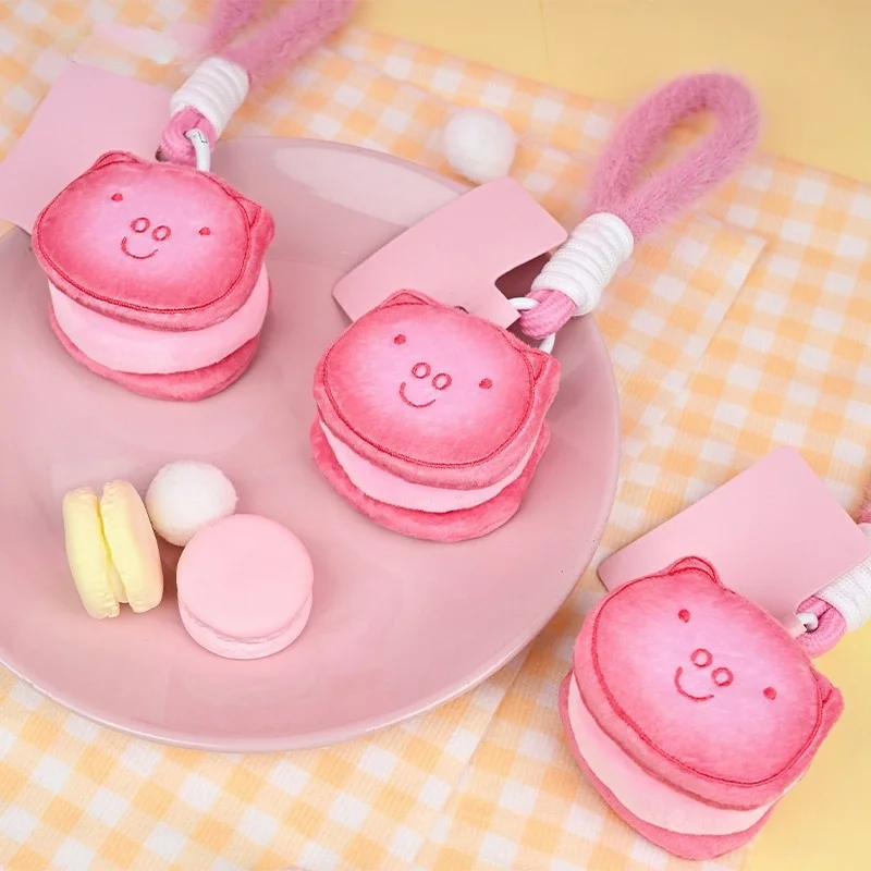 Breloczek Miffy Losowy Kawaii Kreskówka Miffy Kanapka Ciasteczko Pluszowy Zawieszka do Plecaka Uczniowskiego Brelok do Kluczy Samochodowych Prezent dla Dziewczynki