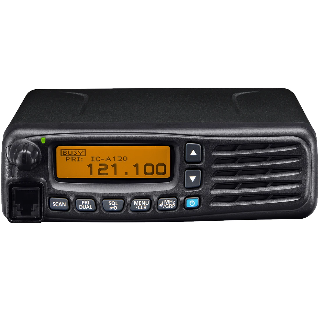 IC-A120 VHF Air Band Mobile Radio 118-136.992 MHz 200 Channels Waterproof Long Range Airport Ground Vehicle Use ANC Noise