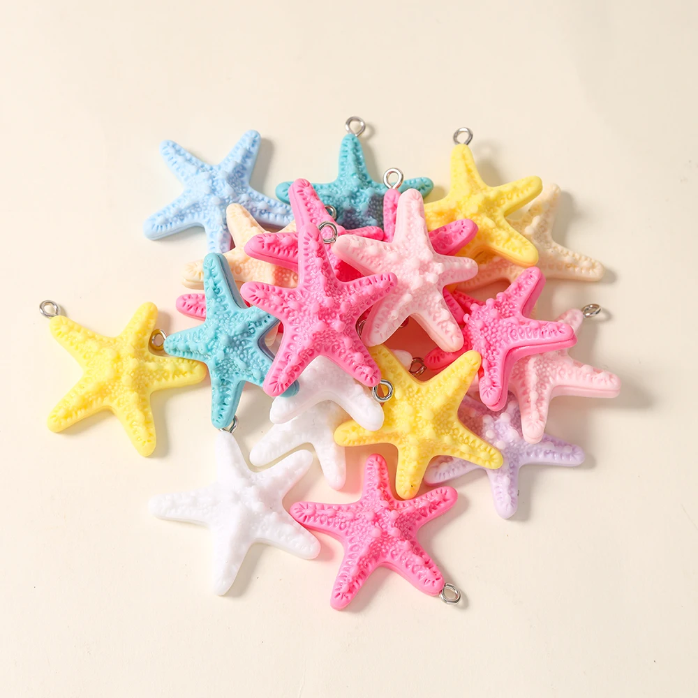 3D Printing Earrings - 10pcs 32*29mm Lovely Cartoon 3D Resin