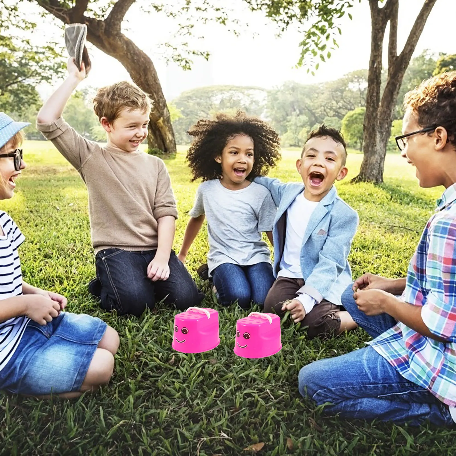 

8pcs Stilts Balance Equipment Bright Color Material Lightweight Kids Sports Toys Outdoor Activities Preschool Training