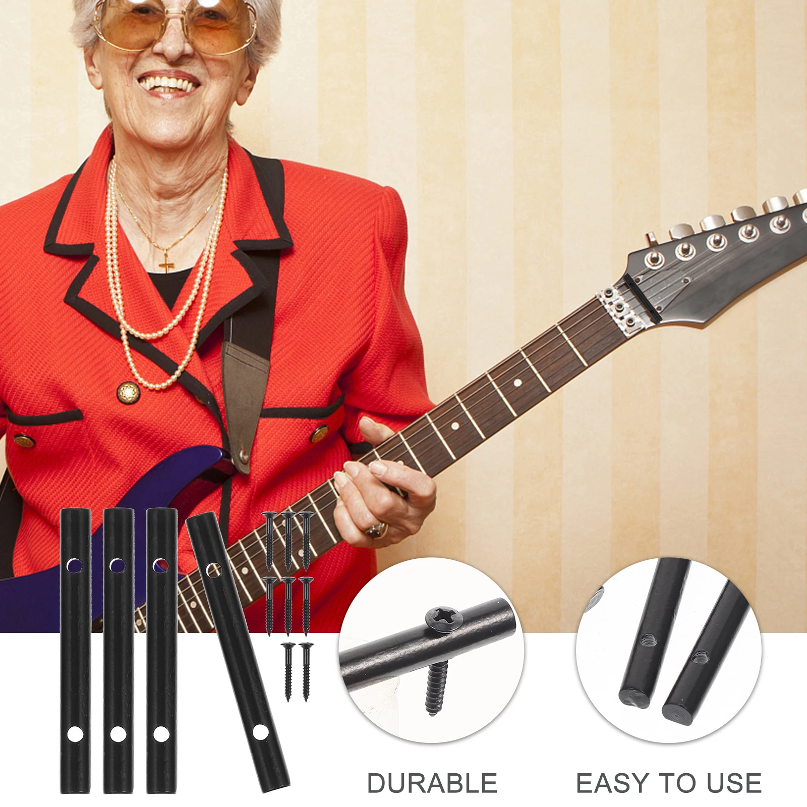 

guitar string retainer bar stable guitar string deviceuseful guitar accessorypress string rodguitar press string buckle