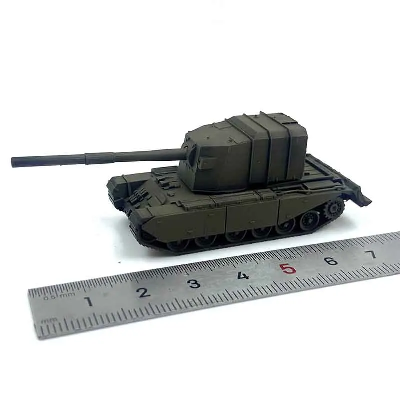 

Die cast FV4005 tank resin model 1:144 scale toy gift collection simulation display decoration